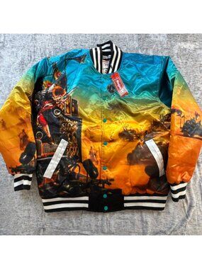 Headgear Classics Mad Max Fury Road Men's XL Multi-Color Satin Jacket